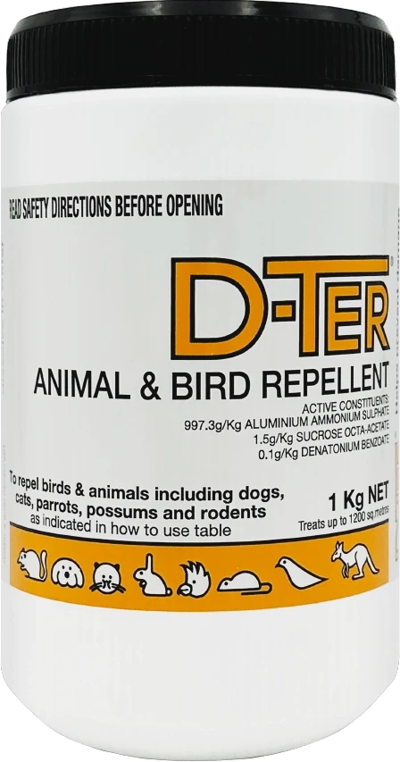 D-TER Animal & Bird Repellent 100gm